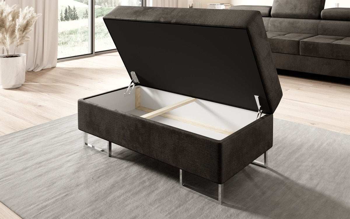 Beistellhocker Jess mit Stauraum - Luxusbetten24
