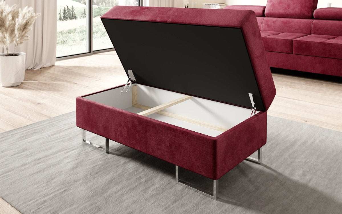 Beistellhocker Jess mit Stauraum - Luxusbetten24