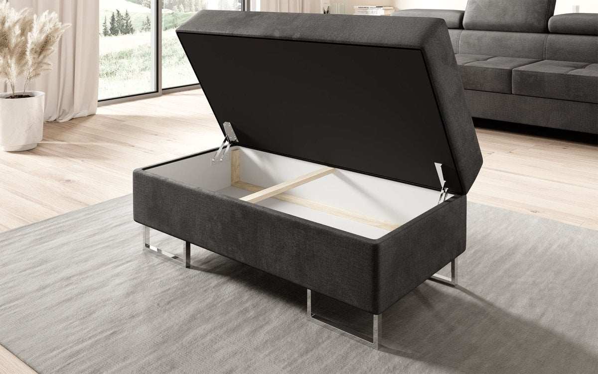 Beistellhocker Jess mit Stauraum - Luxusbetten24
