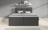 Boxspringbett Citaro mit USB und Stauraum - Luxusbetten24