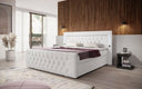 Boxspringbett Diva mit USB, LED und Stauraum (2 Schubladen) - Luxusbetten24