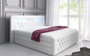 Boxspringbett Sonno mit RGB, USB und Stauraum - Luxusbetten24