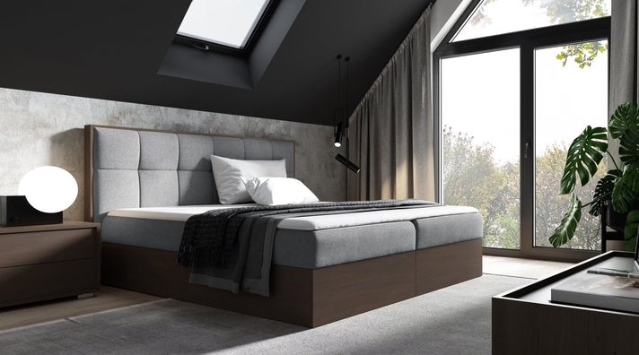 Designer Wooden Bed Terino with Storage