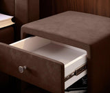Designer Nachttisch Amy (Samt) - Luxusbetten24