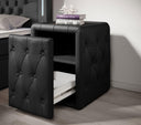 Designer Nachttisch Evora (Kunstleder) - Luxusbetten24
