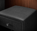 Designer Nachttisch Nira (Stoff) - Luxusbetten24