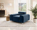 Designer Sessel Linuro mit verstellbarer Kopflehne - Luxusbetten24