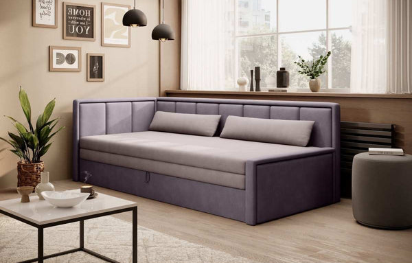 Designer Sofa Fellano mit Schlaffunktion und Stauraum