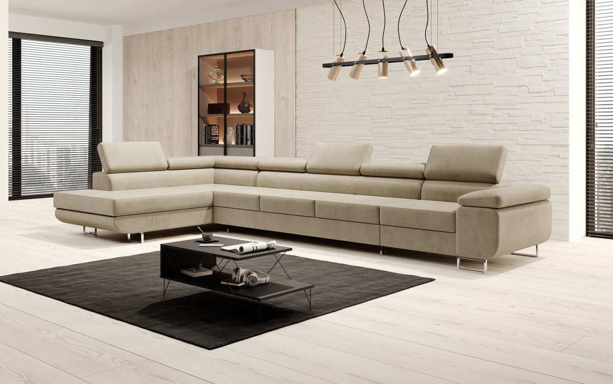 Designer Sofa Maxi mit Schlaf - und Klappfunktion - Luxusbetten24