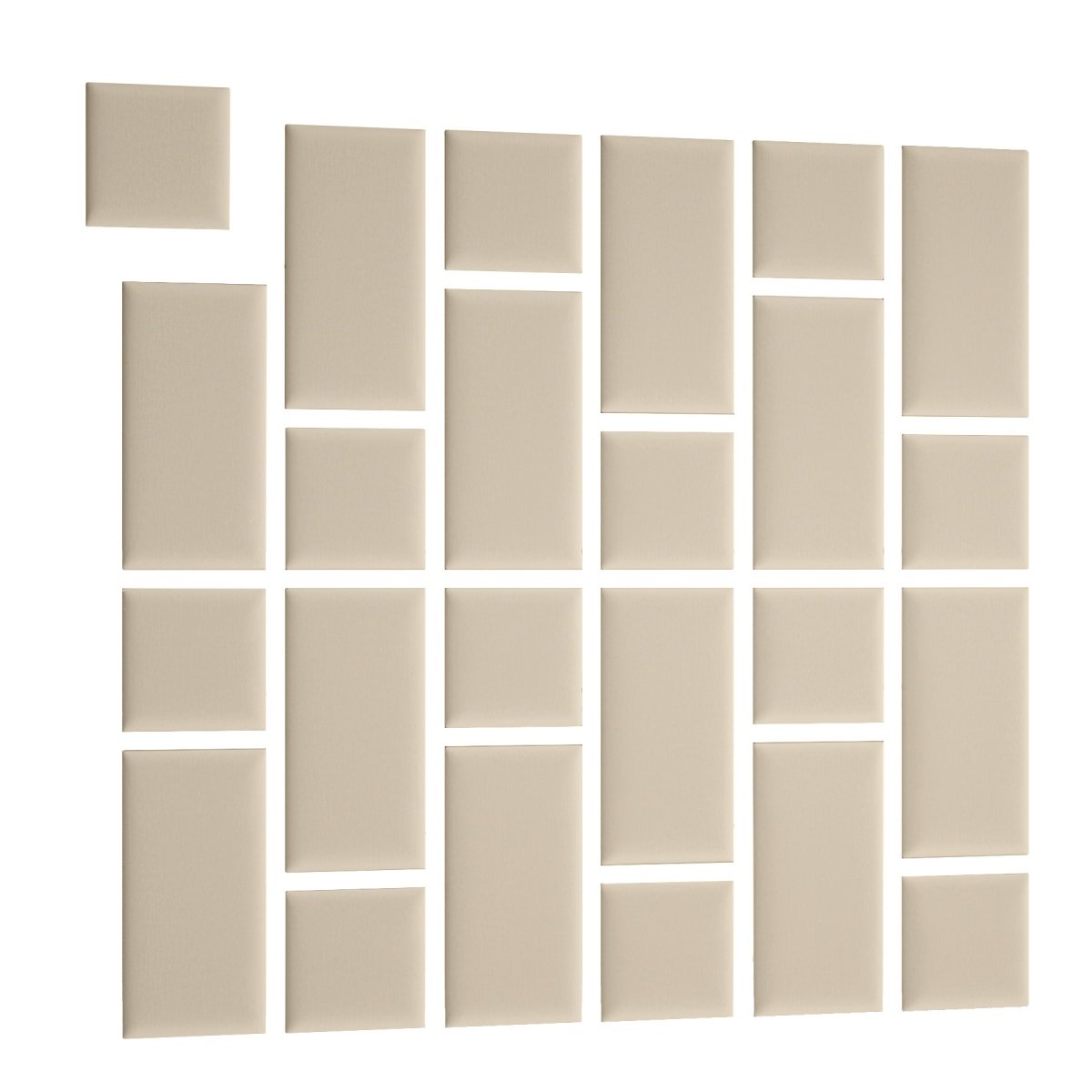 Gepolstertes Wandpaneel - Set 180x180 cm - Luxusbetten24
