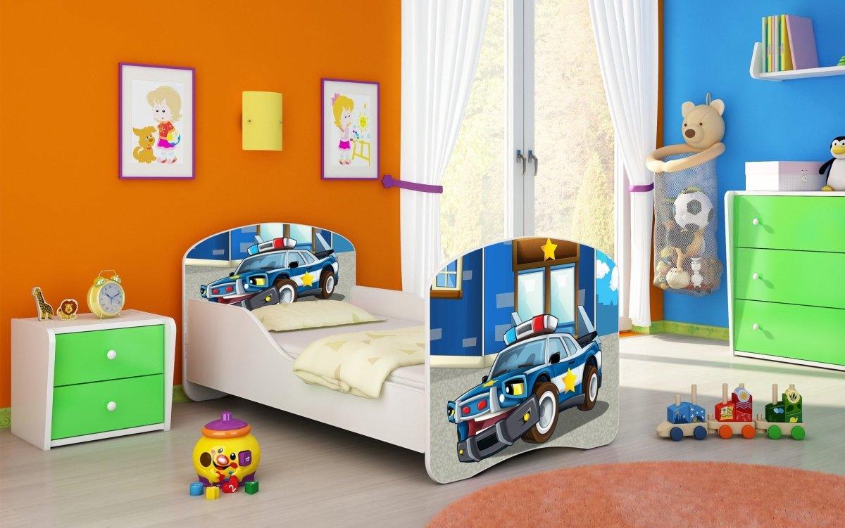 Kinderbett Mondo mit verschiedenen Mustern - Luxusbetten24