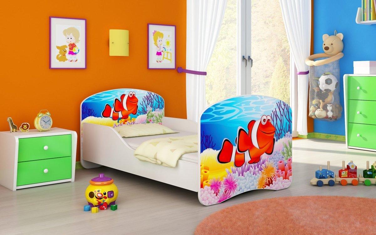 Kinderbett Mondo mit verschiedenen Mustern - Luxusbetten24